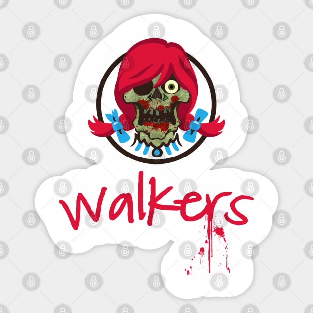 Walkers Sticker by Spilled Ink